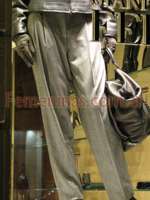GianfrancoFerre pantalon recto con pinzas